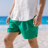 Men summer swimwear bright green